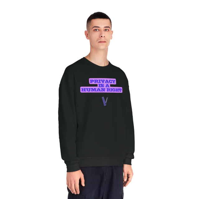 Privacy is a human right Unisex NuBlend® Crewneck Sweatshirt