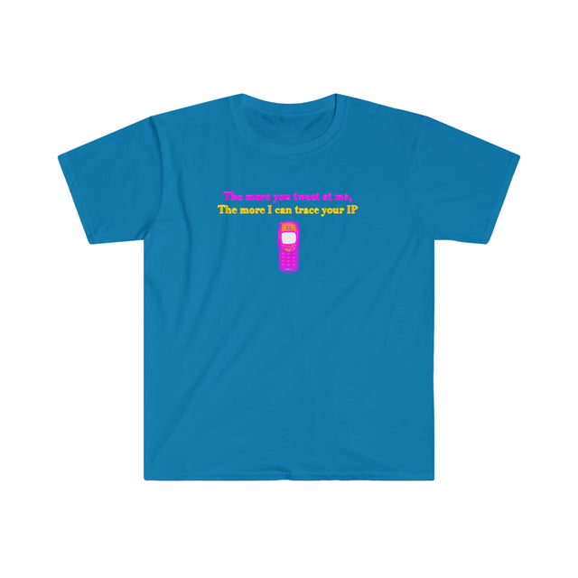 Fakehackerdata1 quote Unisex Softstyle T-Shirt