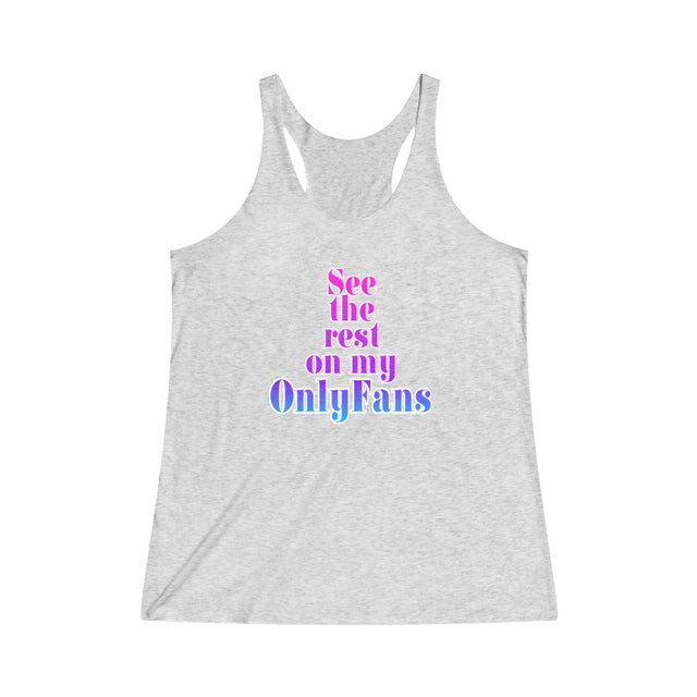 OF Women's Tri-Blend Racerback Tank