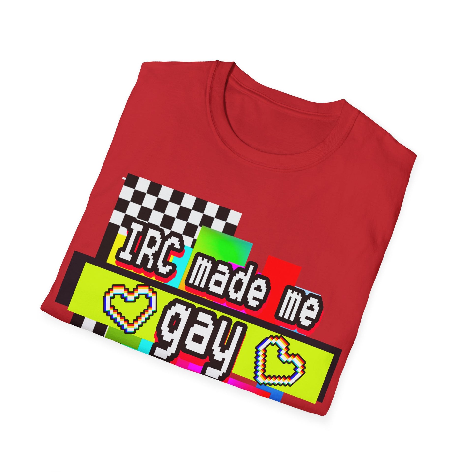 IRC Made Me Gay (Unisex Softstyle T-Shirt)