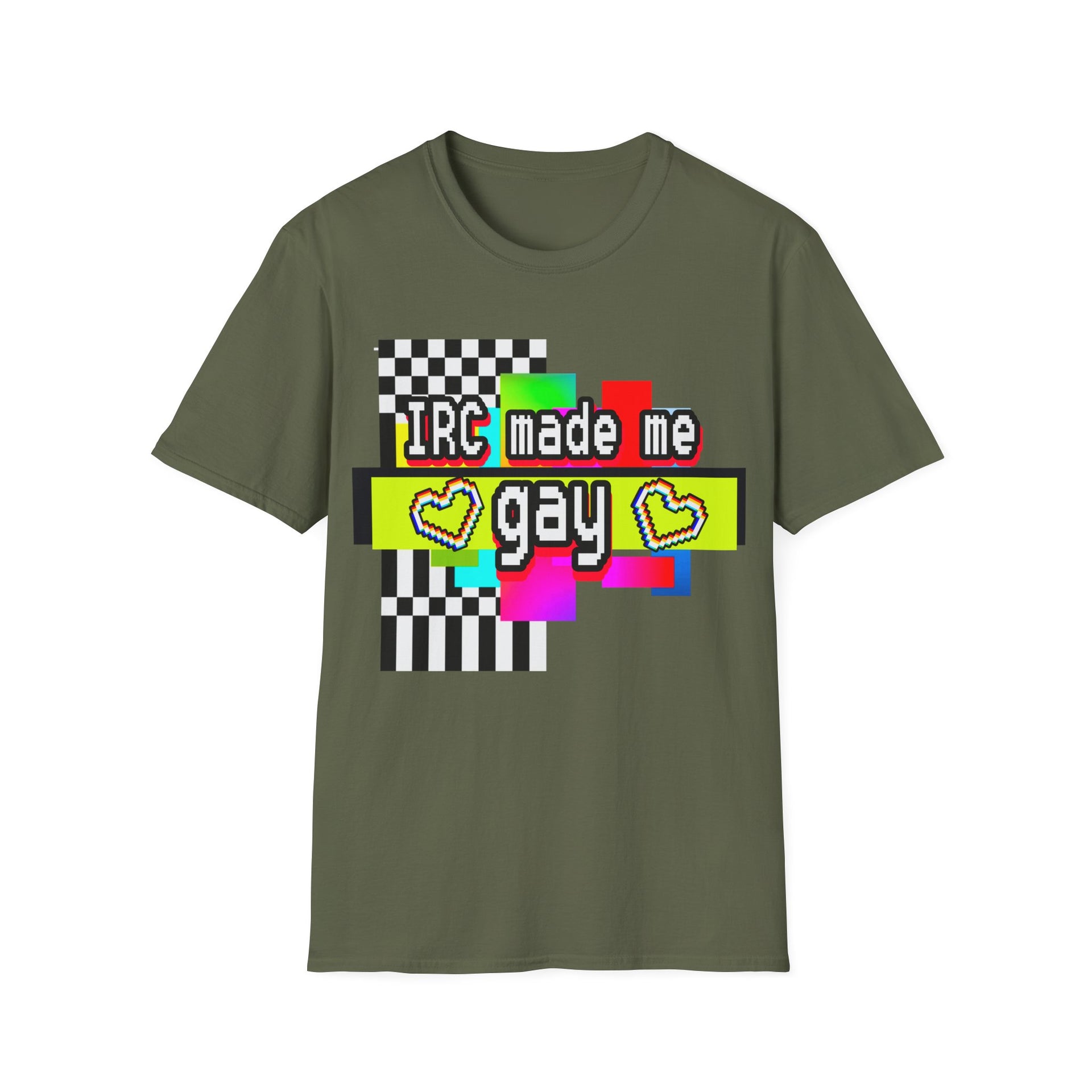 IRC Made Me Gay (Unisex Softstyle T-Shirt)