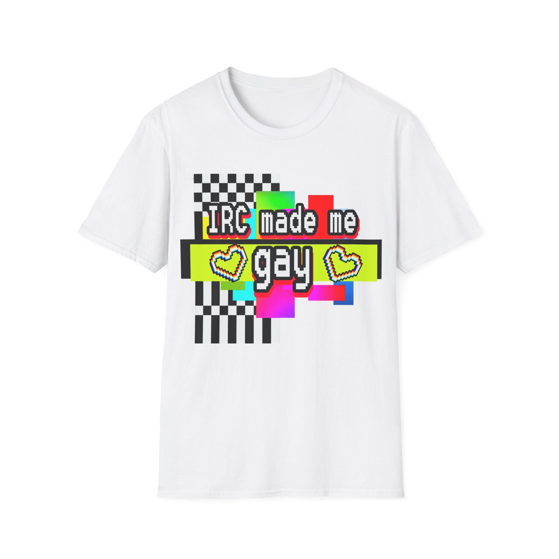 IRC Made Me Gay (Unisex Softstyle T-Shirt)