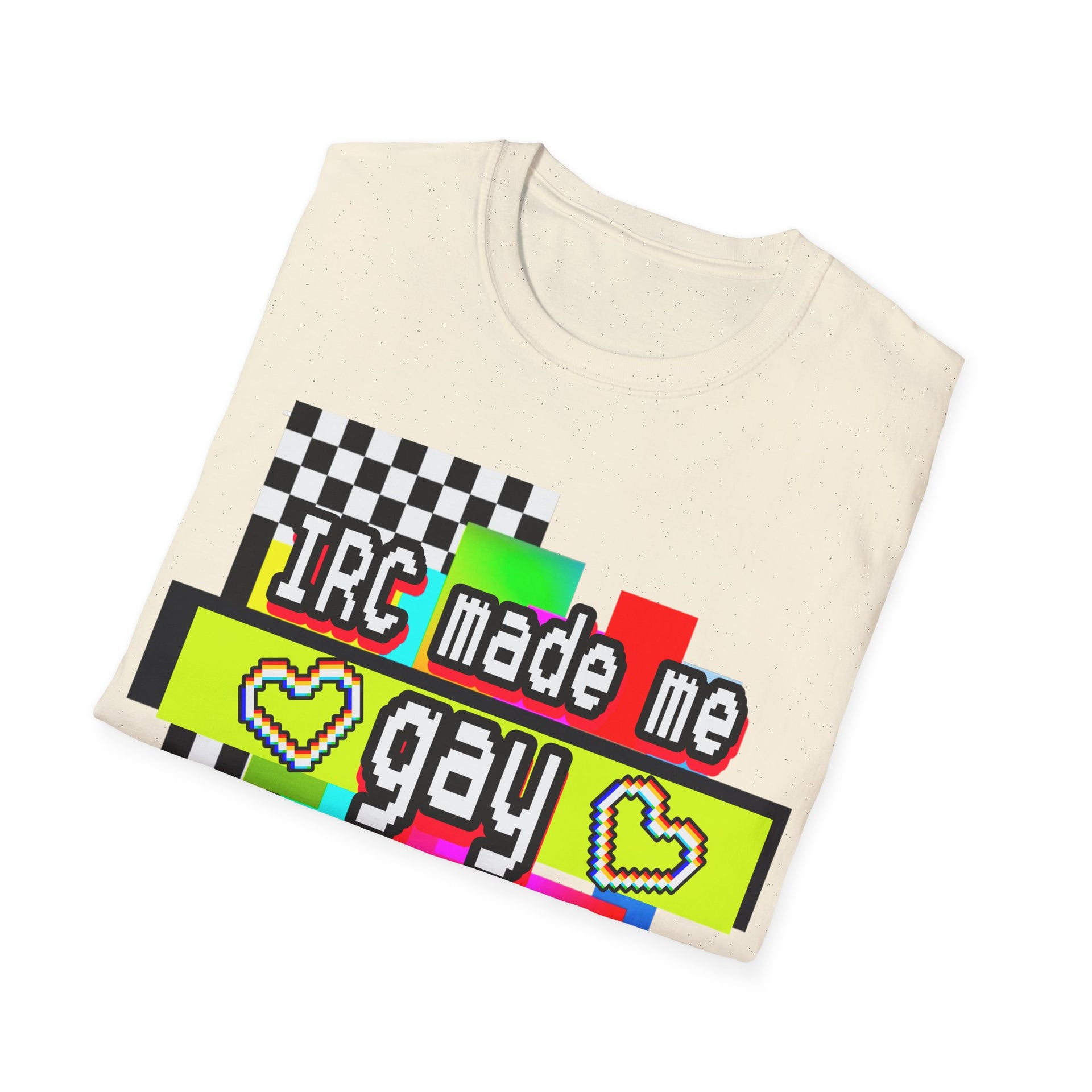 IRC Made Me Gay (Unisex Softstyle T-Shirt)