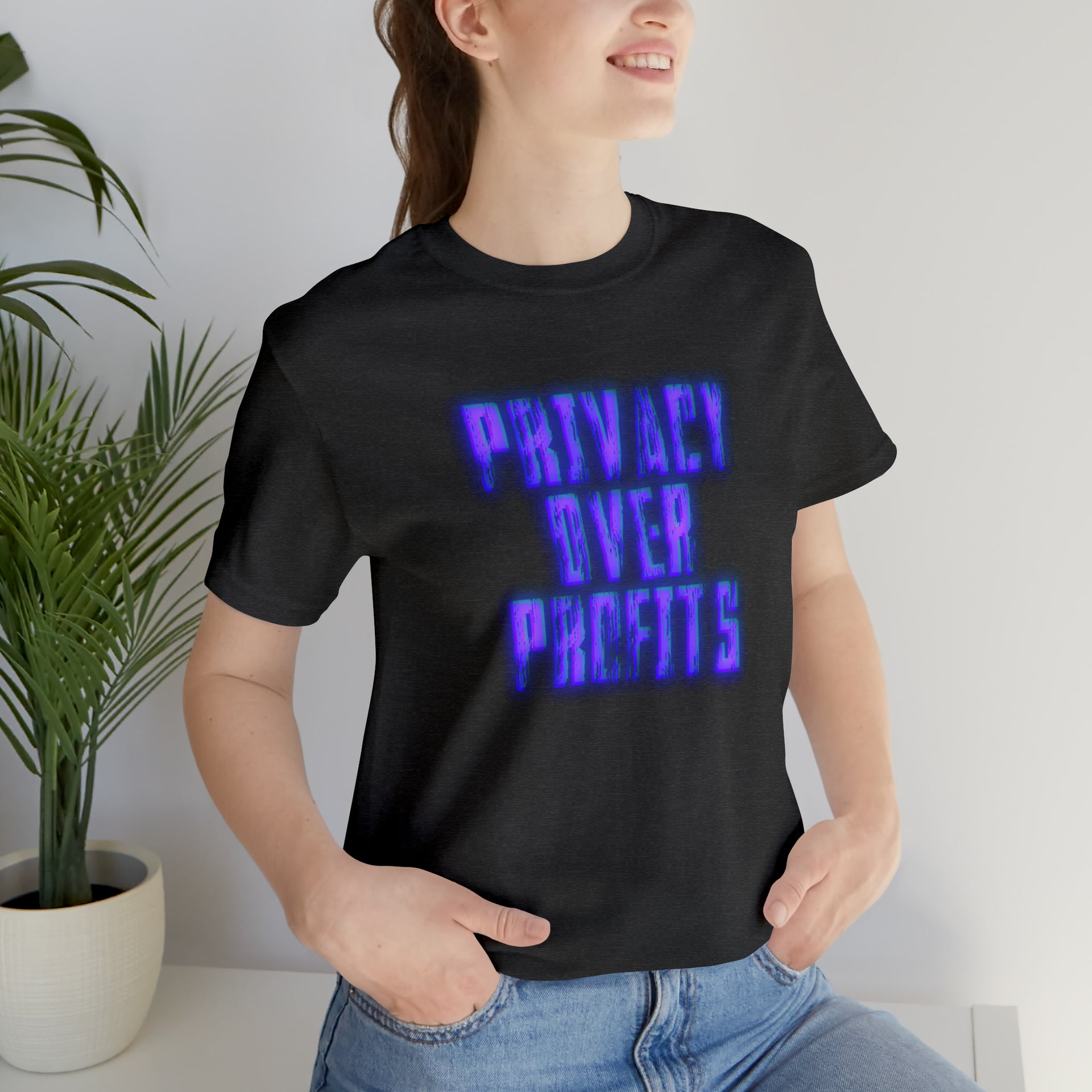 Privacy Over Profit (Unisex T-Shirt)