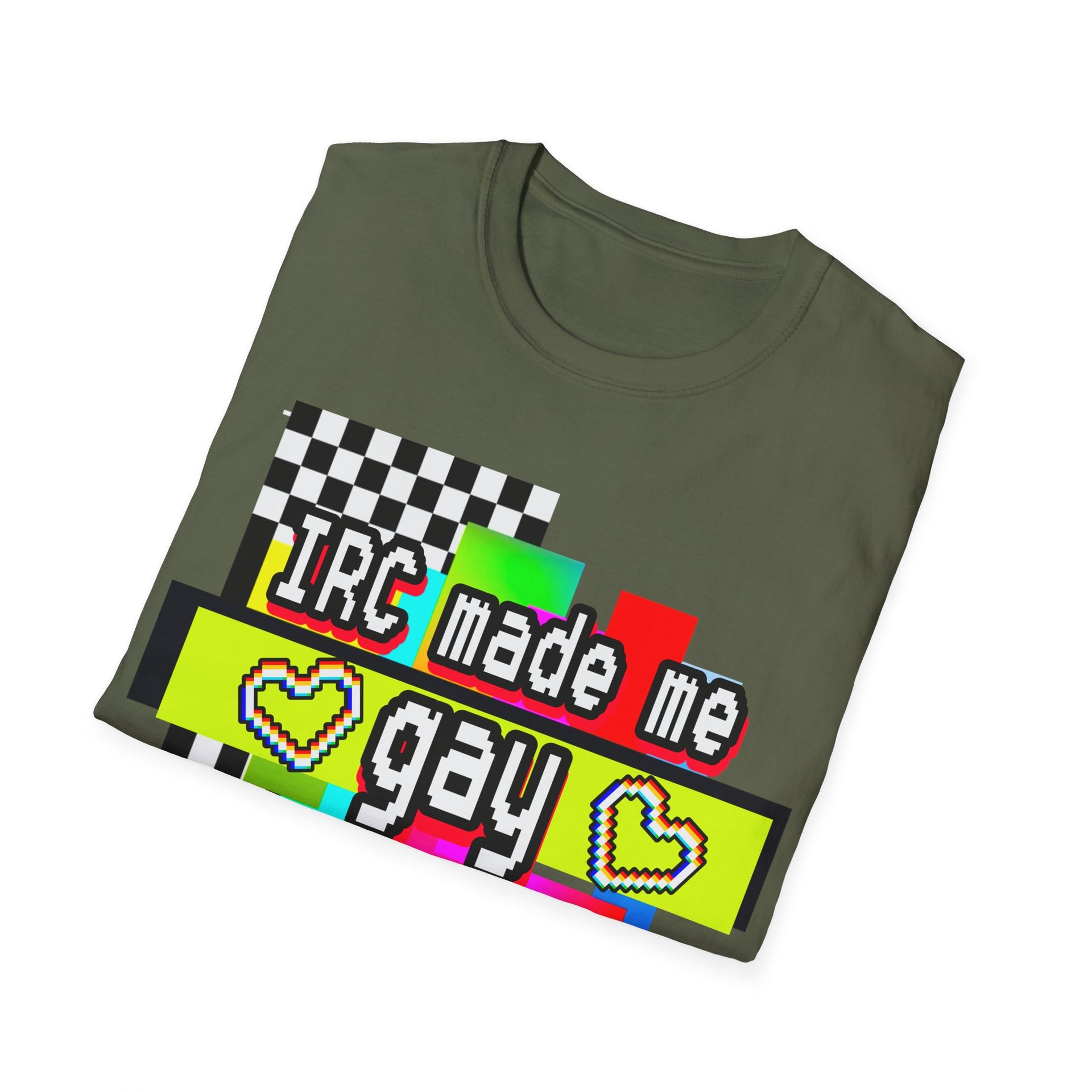 IRC Made Me Gay (Unisex Softstyle T-Shirt)
