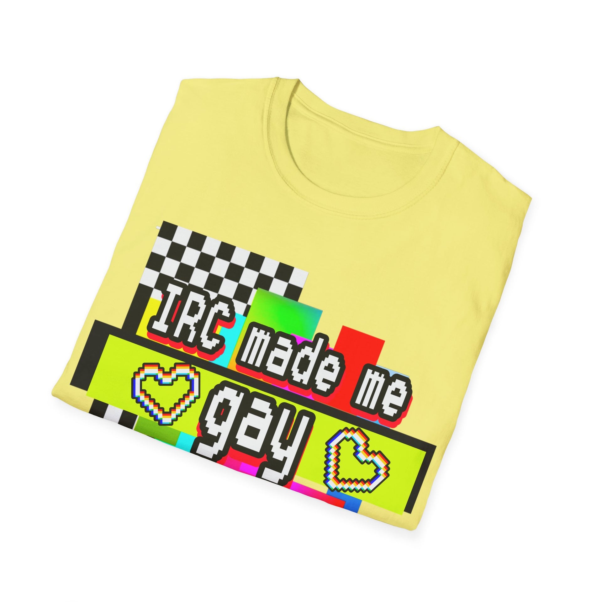 IRC Made Me Gay (Unisex Softstyle T-Shirt)