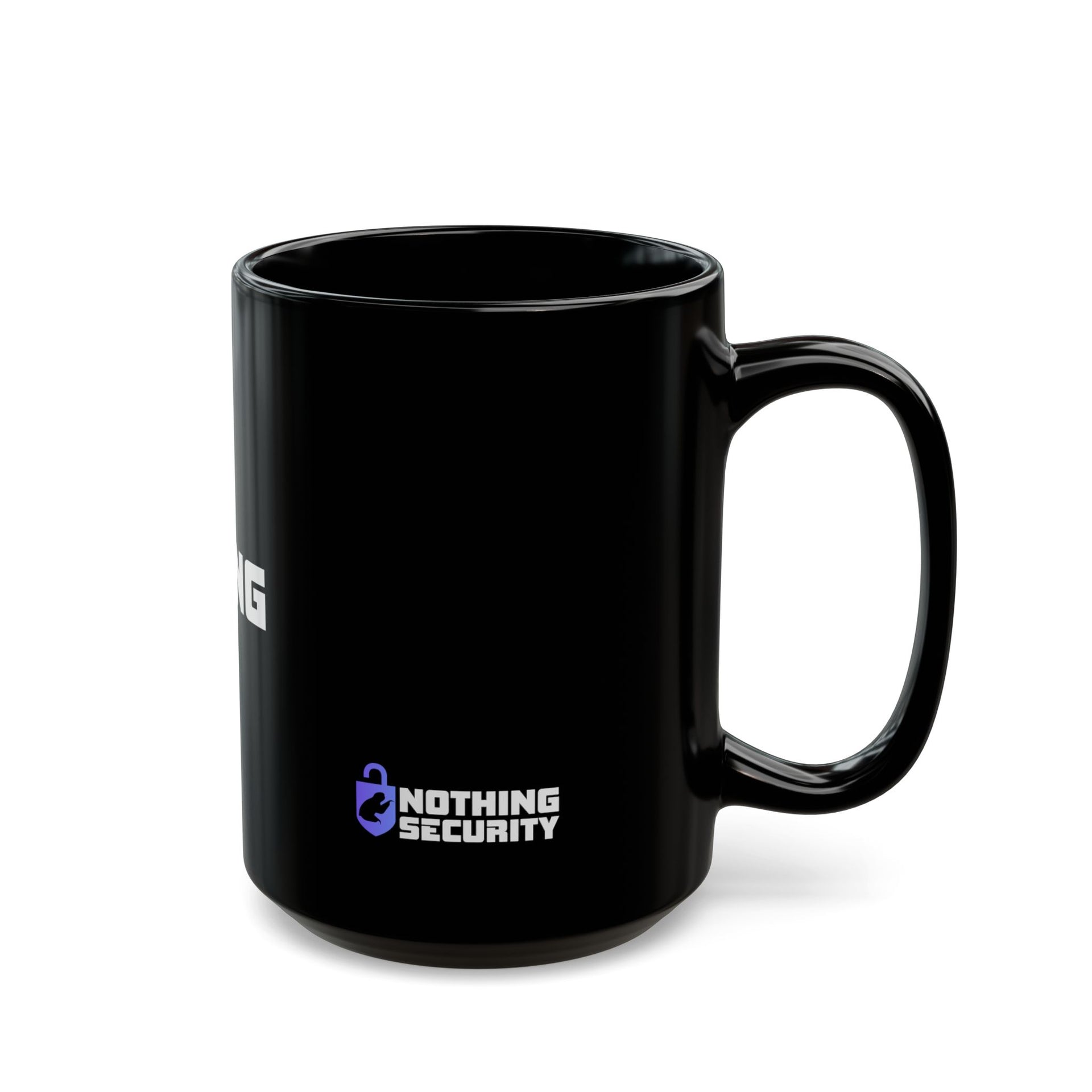 Do Nothing Black Mug (11oz, 15oz)
