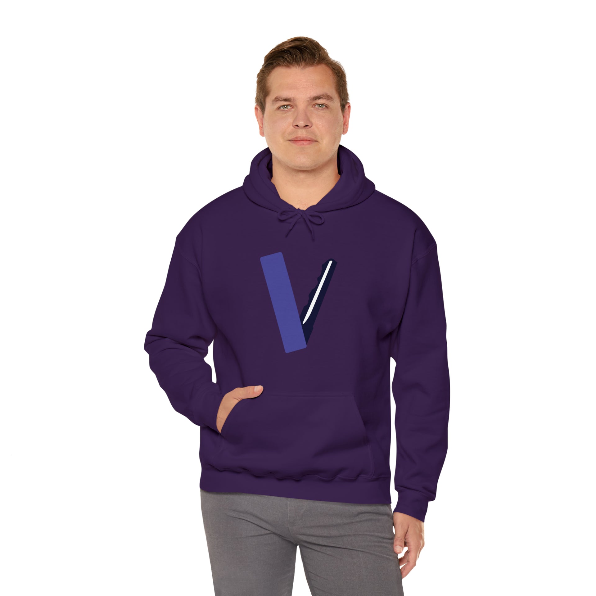 V Unisex Heavy Blend™ Hooded Sweatshirt