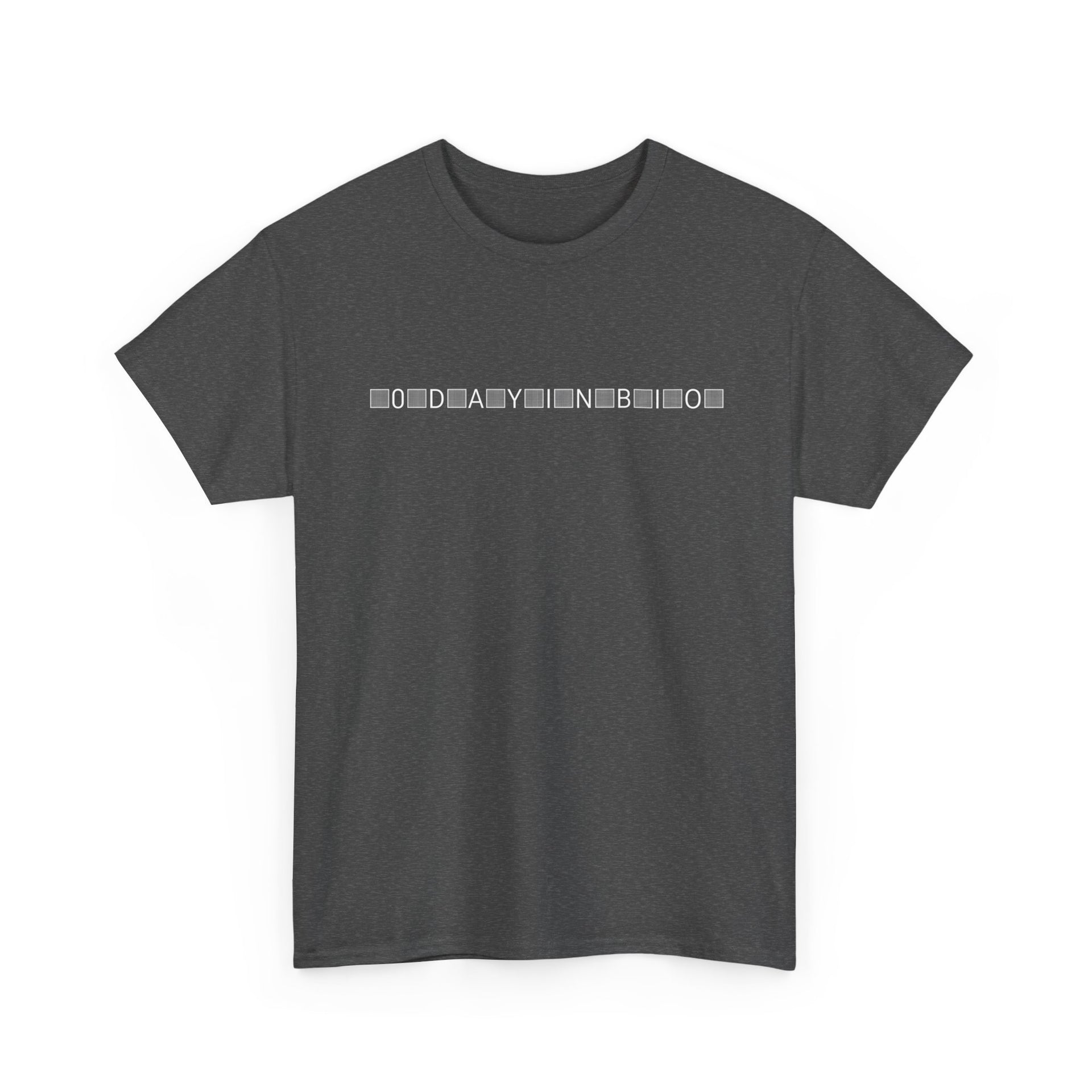 0Day in Bio Unisex Heavy Cotton Tee