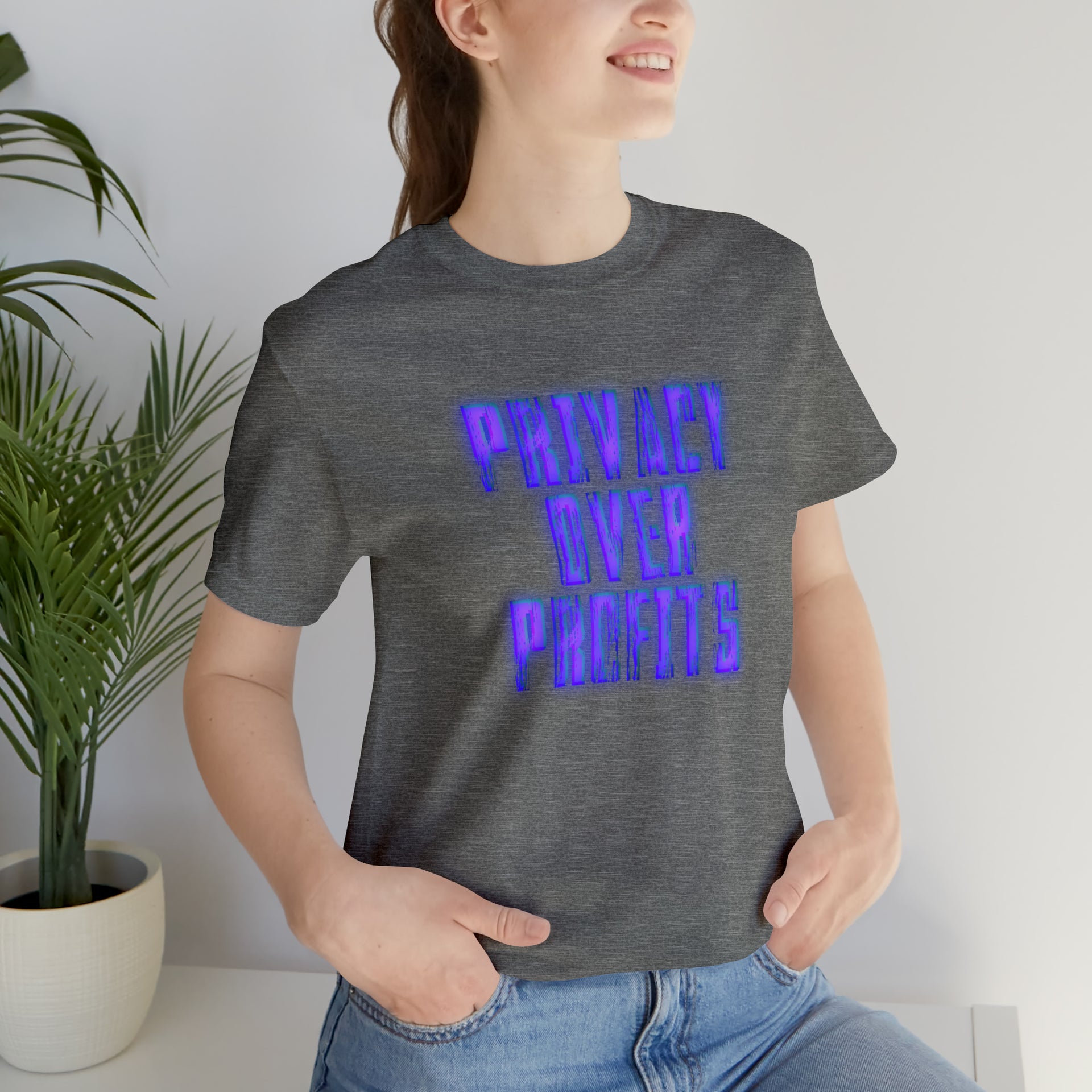 Privacy Over Profit (Unisex T-Shirt)