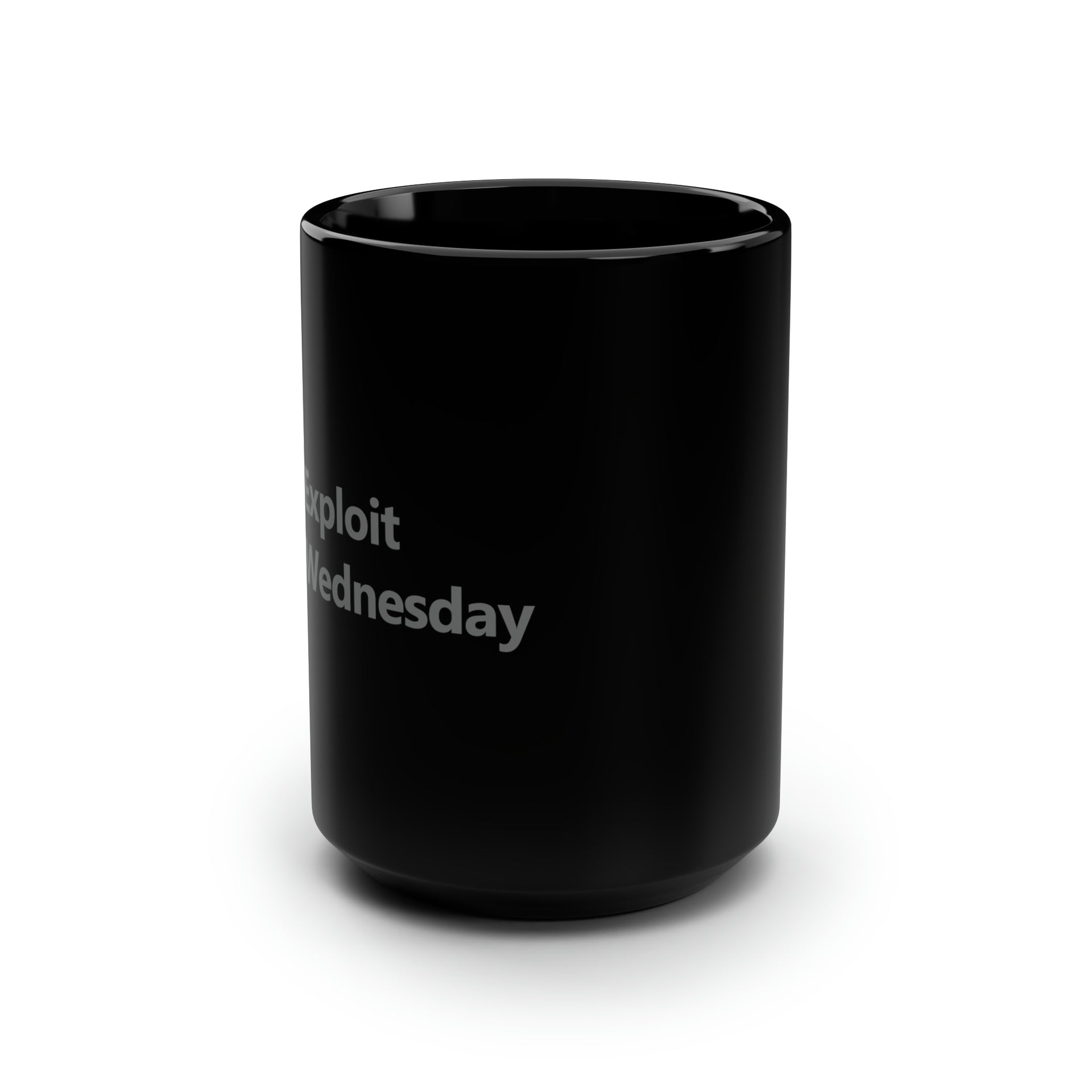 Exploit Wednesday (Black Mug 15oz)