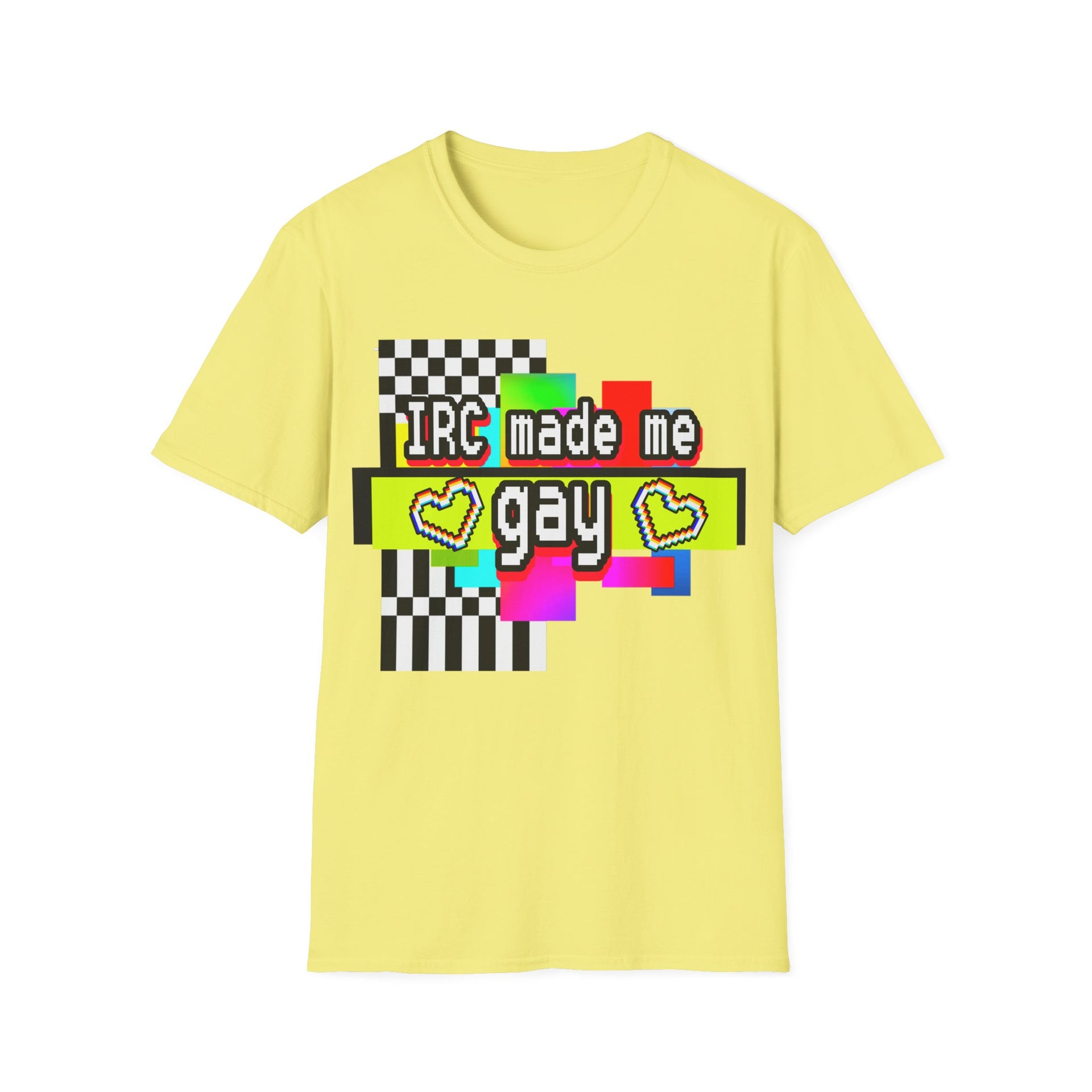 IRC Made Me Gay (Unisex Softstyle T-Shirt)