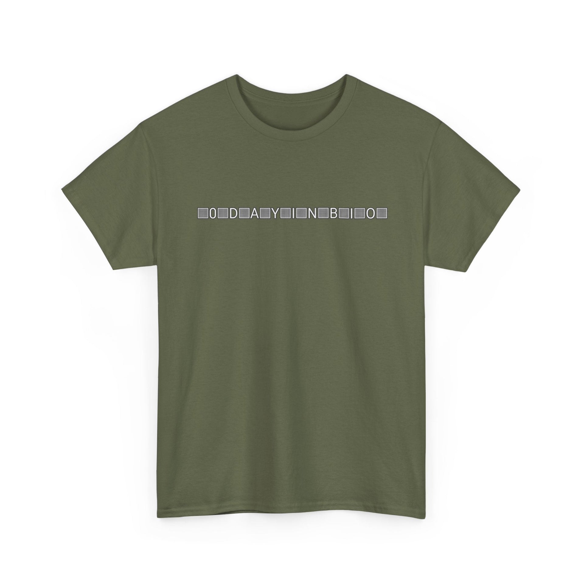 0Day in Bio Unisex Heavy Cotton Tee