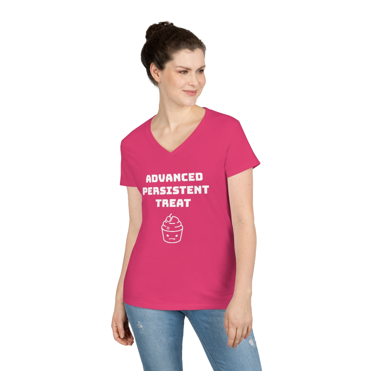 Advanced Persistent Treat Ladies' V-Neck T-Shirt