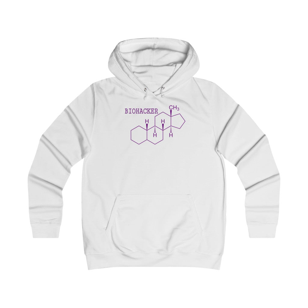 Bio hacker Girlie College Hoodie