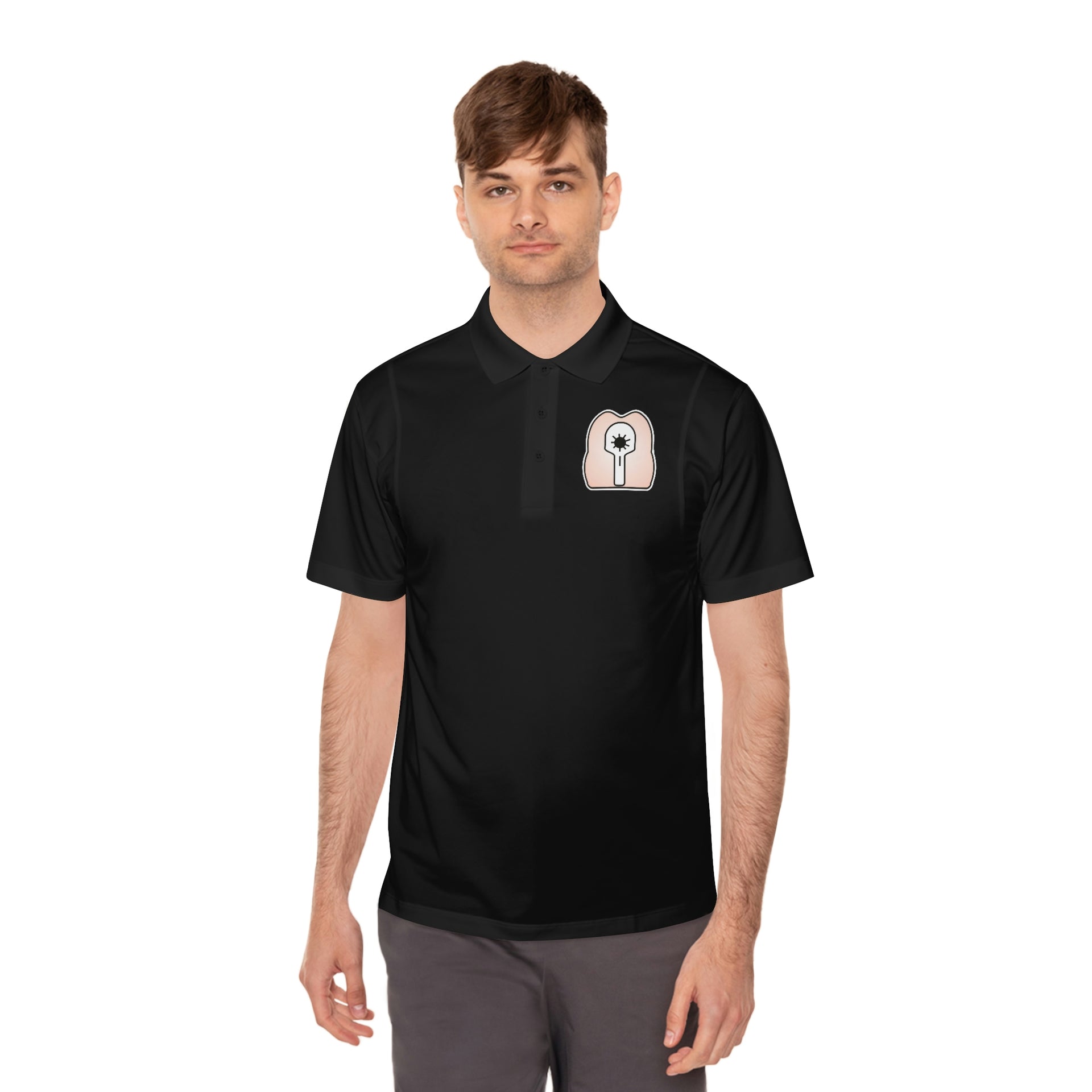 BO logo Men's Sport Polo Shirt