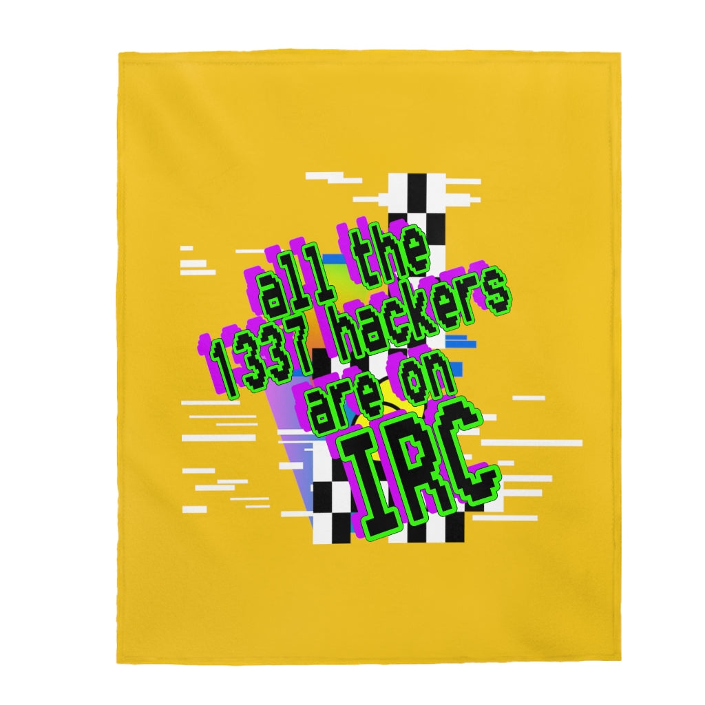 31337 Velveteen Plush Blanket