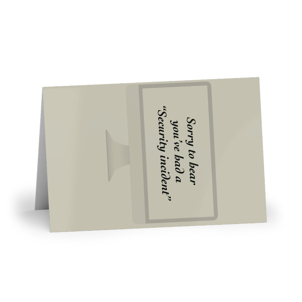 Sorry about the breach Greeting Cards (1 or 10-pcs)