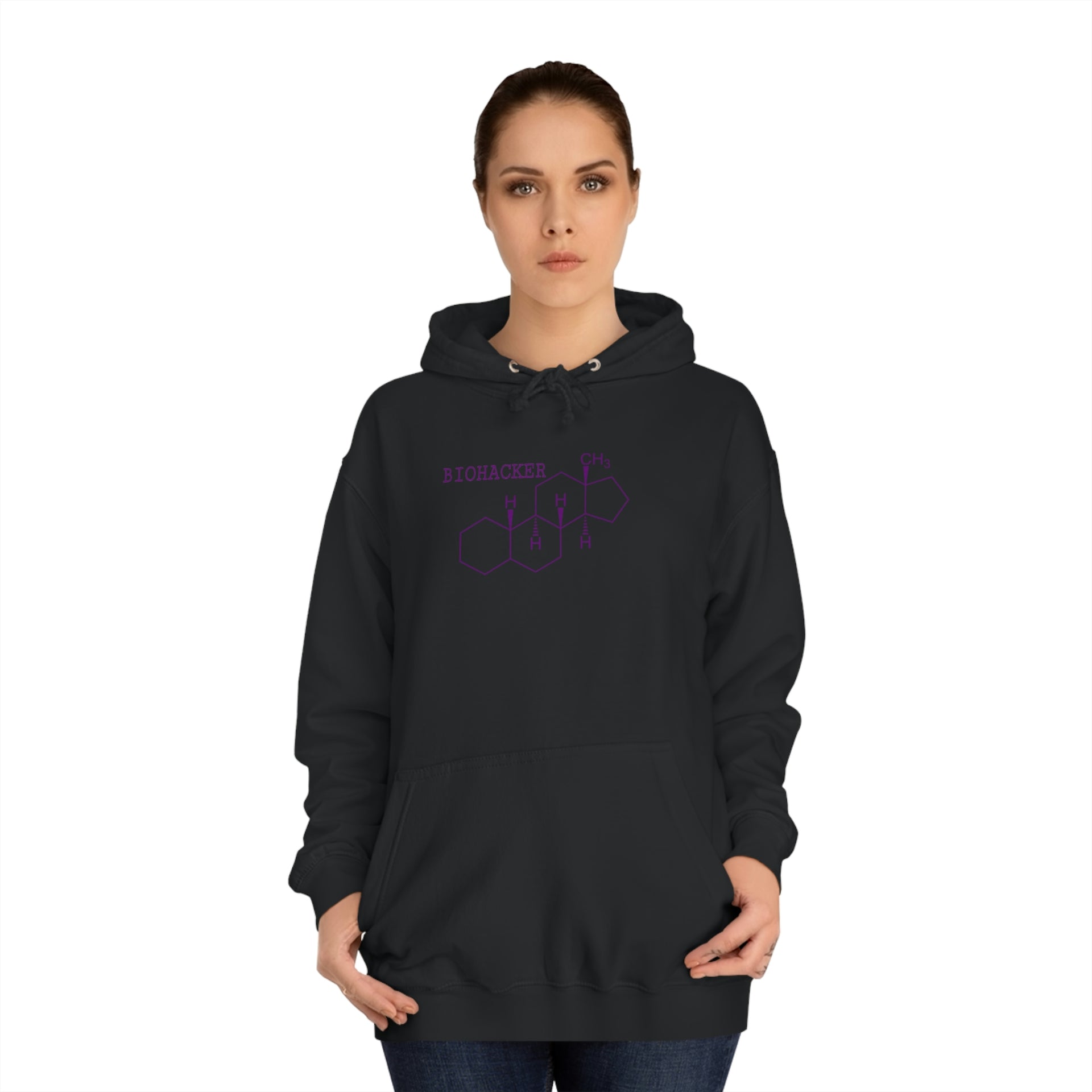 Copy of Bio hacker Girlie College Hoodie