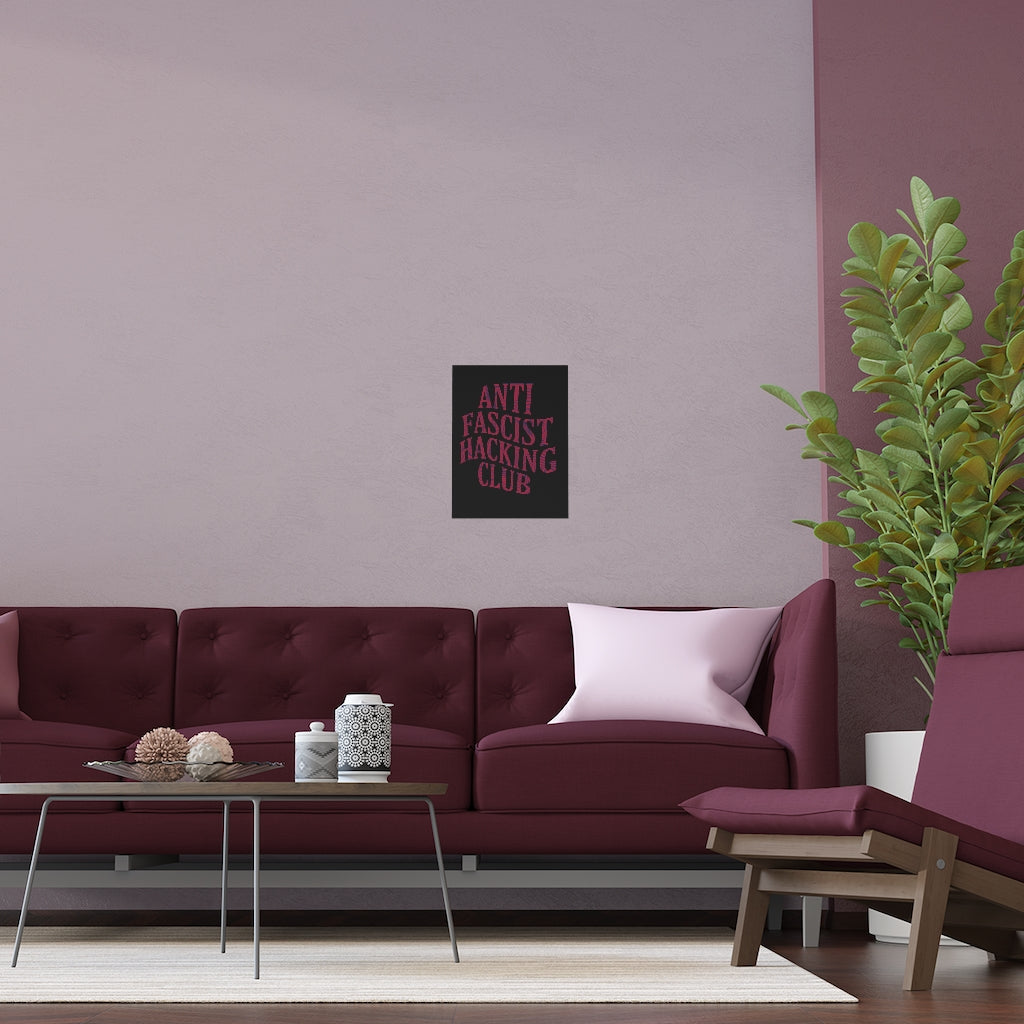 Antifascist hacking club Silk Posters