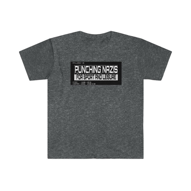 Punching nazis! Unisex Softstyle T-Shirt
