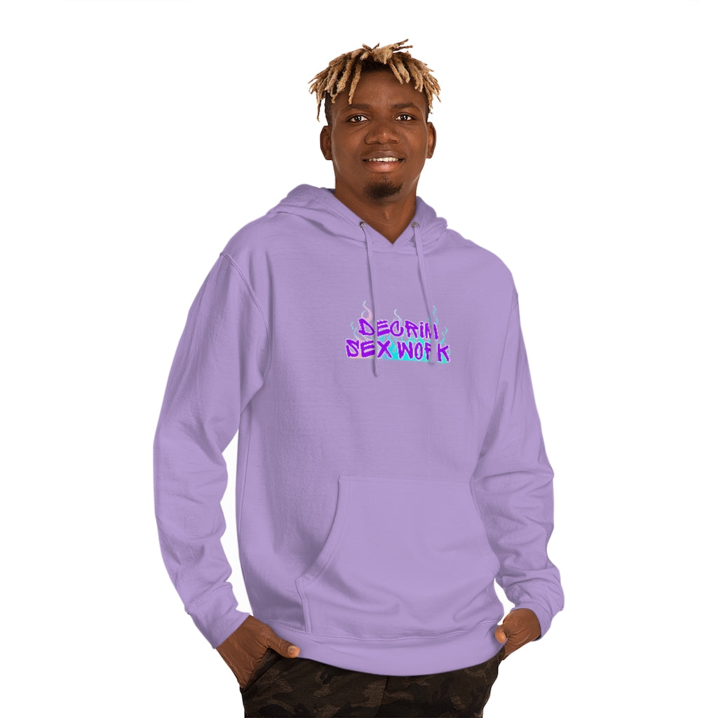 Decrim sex work Hooded Sweatshirt