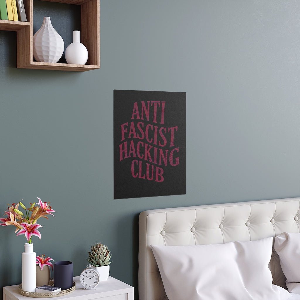 Antifascist hacking club Silk Posters