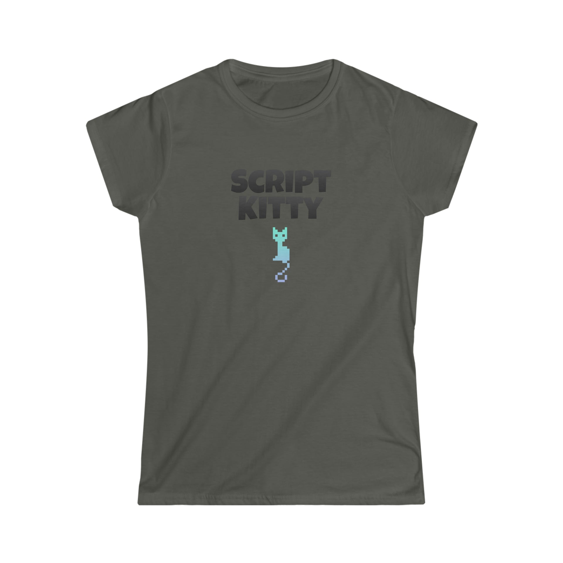 Script Kitty (Women's Cut / Blue)