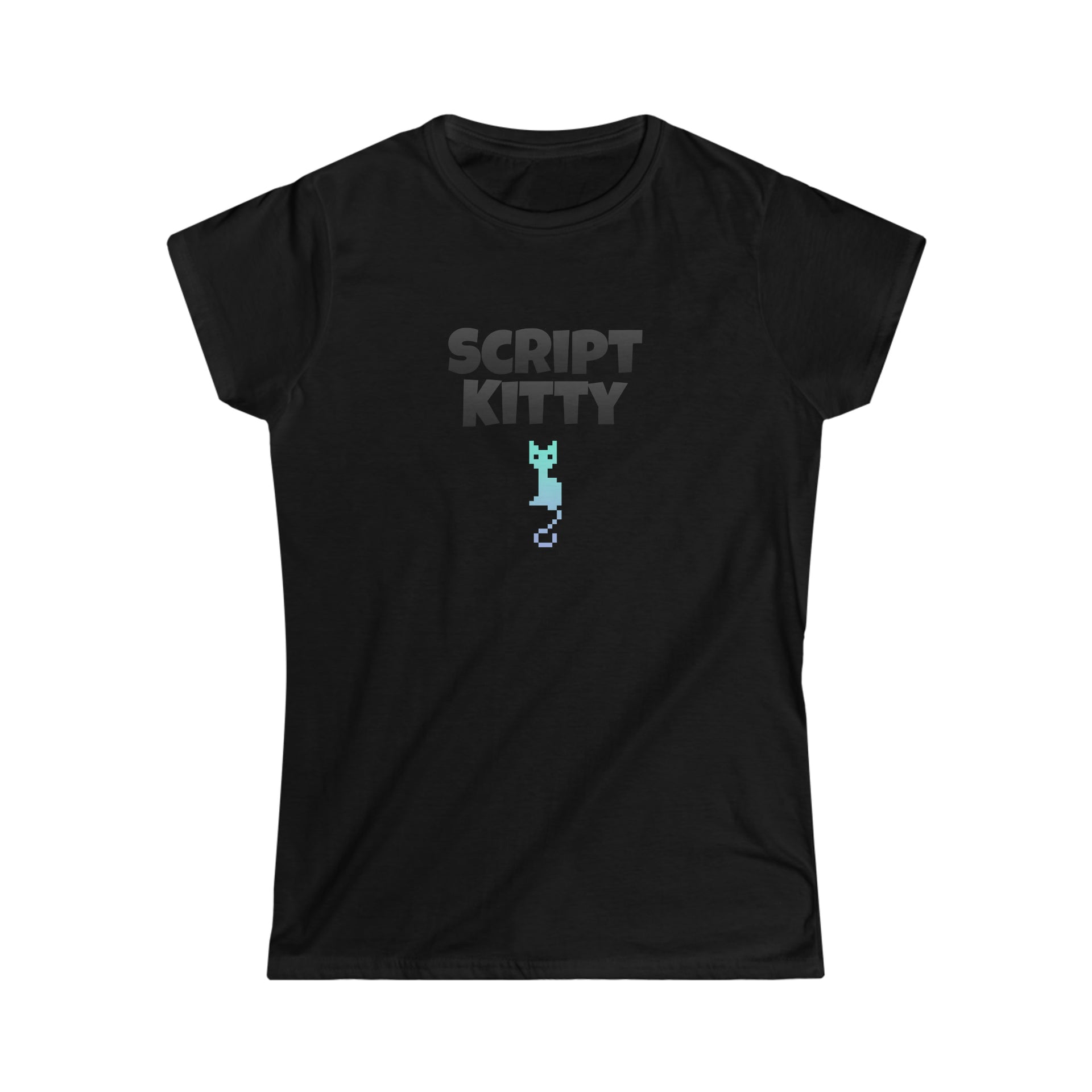 Script Kitty (Women's Cut / Blue)