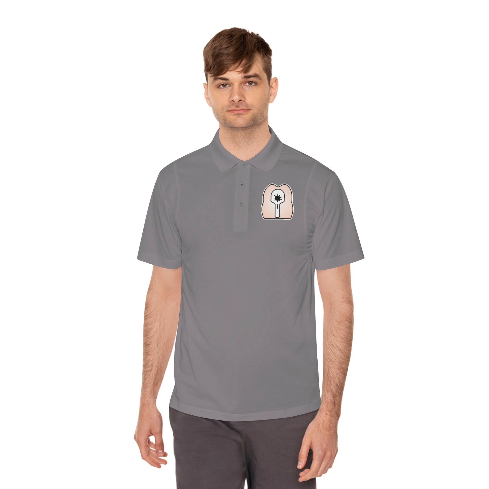 BO logo Men's Sport Polo Shirt